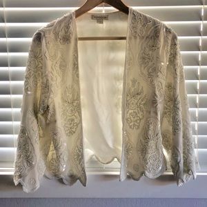 Monsoon cape Size M-L with beads and sequins NEW